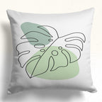 Modern Abstract Leaves Pillow Case, Minimalist Abstract Leaves Cushion Covers, Abstract Leaf Pillowcase, Abstract Leaves Throw Pillow Cover