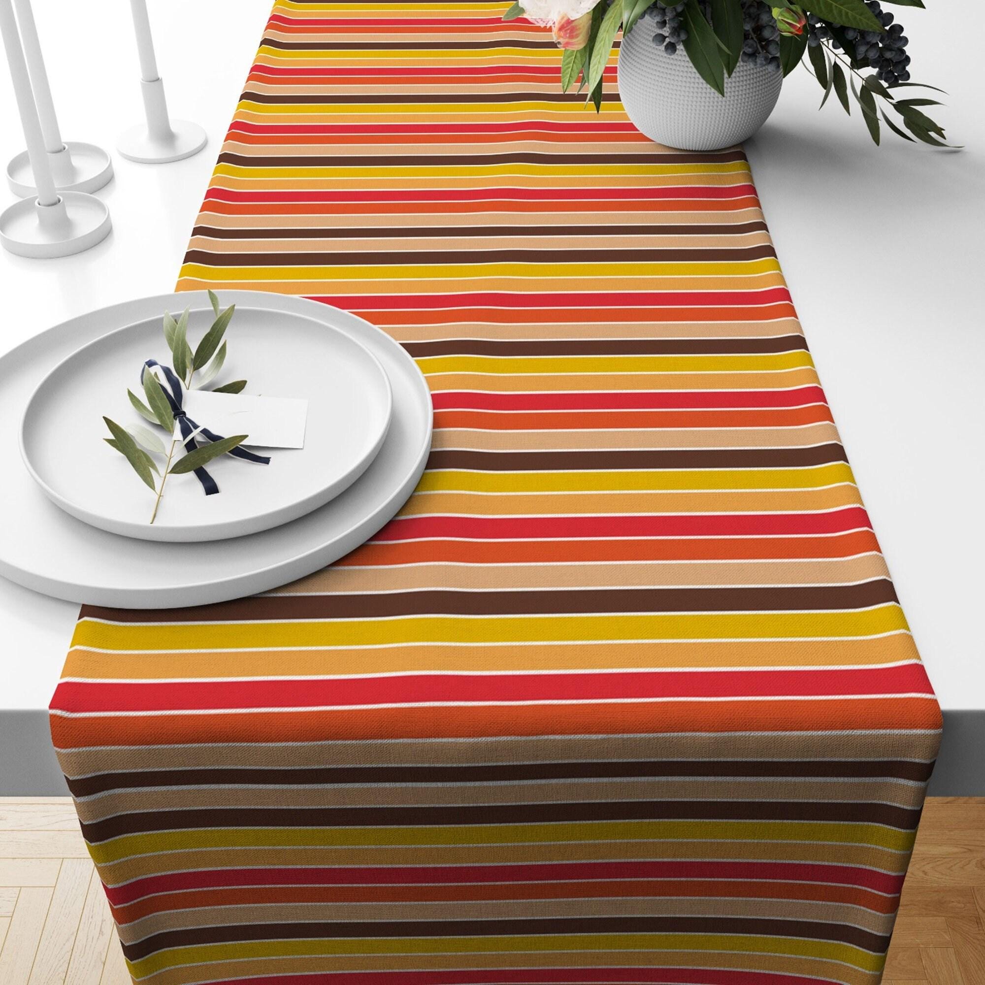 Fall Buffalo Plaid Table Runner, Autumn Orange Buffalo Plaid Table Runner, Fall Table Runner, Thanksgiving Table Runner,  Thanksgiving Gift