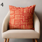 African Pillow Covers, African Mudcloth Digital Print Cushion Cover, African Ethnic Pillowcase, Ethnic African Throw Pillow Covers