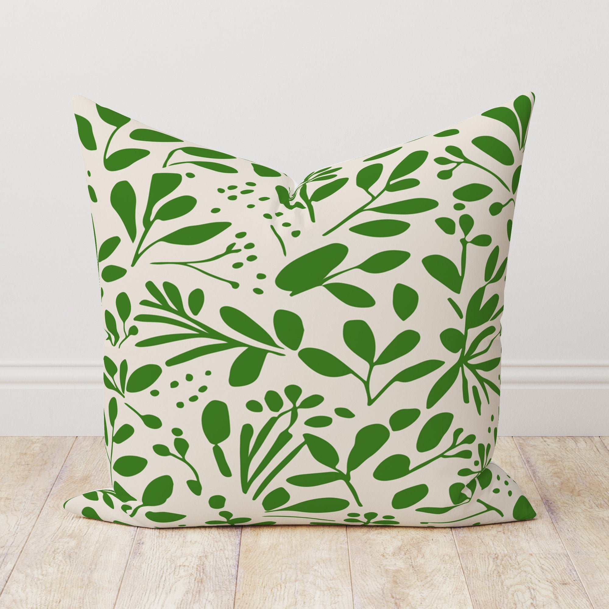 Exotic Flowers Pillowcase, Tropical Green Leaves Pillow Cover, Botanical Cushion Cover, Bird of Paradise Tropic Flowers Throw Pillow Cover