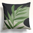 Modern Abstract Leaves Pillow Case, Minimalist Abstract Leaves Cushion Covers, Abstract Leaf Pillowcase, Abstract Leaves Throw Pillow Cover
