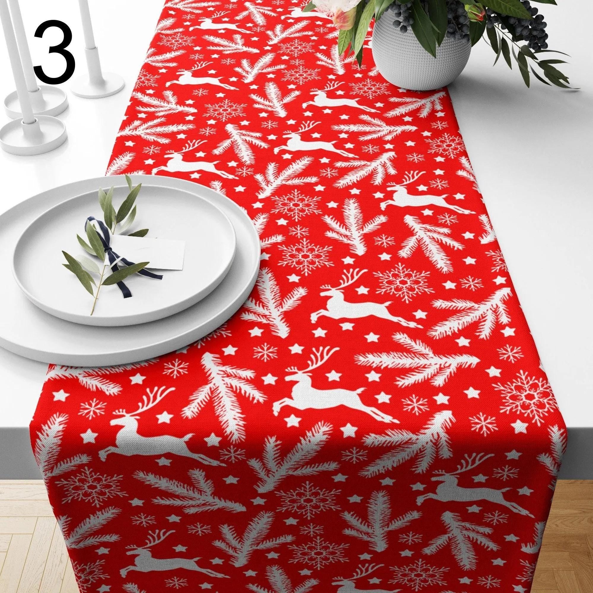 Christmas Table Runner, Christmas Table Decoration, Christmas Party Table, Christmas Decor,  Christmas Gift