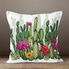 Succulent Flower Pillow Cover, Succulent Pillow, Cactus Pillow Covers, Floral Pillow Cover, Plant Pillow, Succulent Cushioncal
