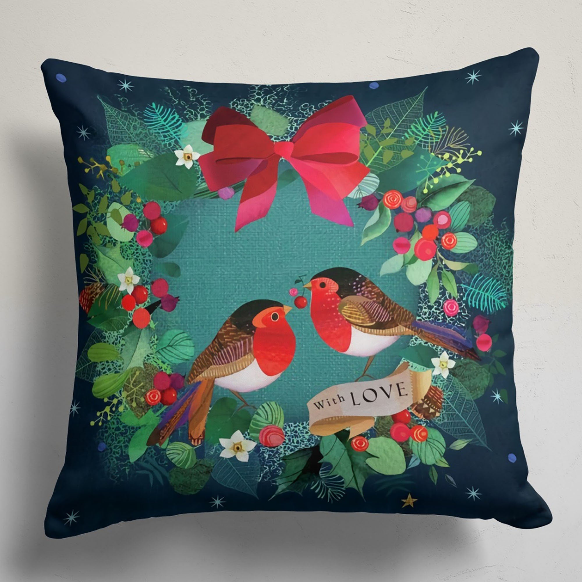 Christmas Pillow Cover, Snowman Pillow Cover, Snowflakes Christmas Pillowcase, Xmas Holiday Decor, Christmas Home Decor