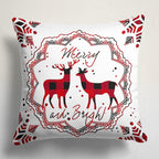 Christmas Pillowcase, Xmas Holiday Throw Pillow, Merry Christmas Pillow Cover, Xmas Holiday Decor, Christmas Decor, New Year's Gift
