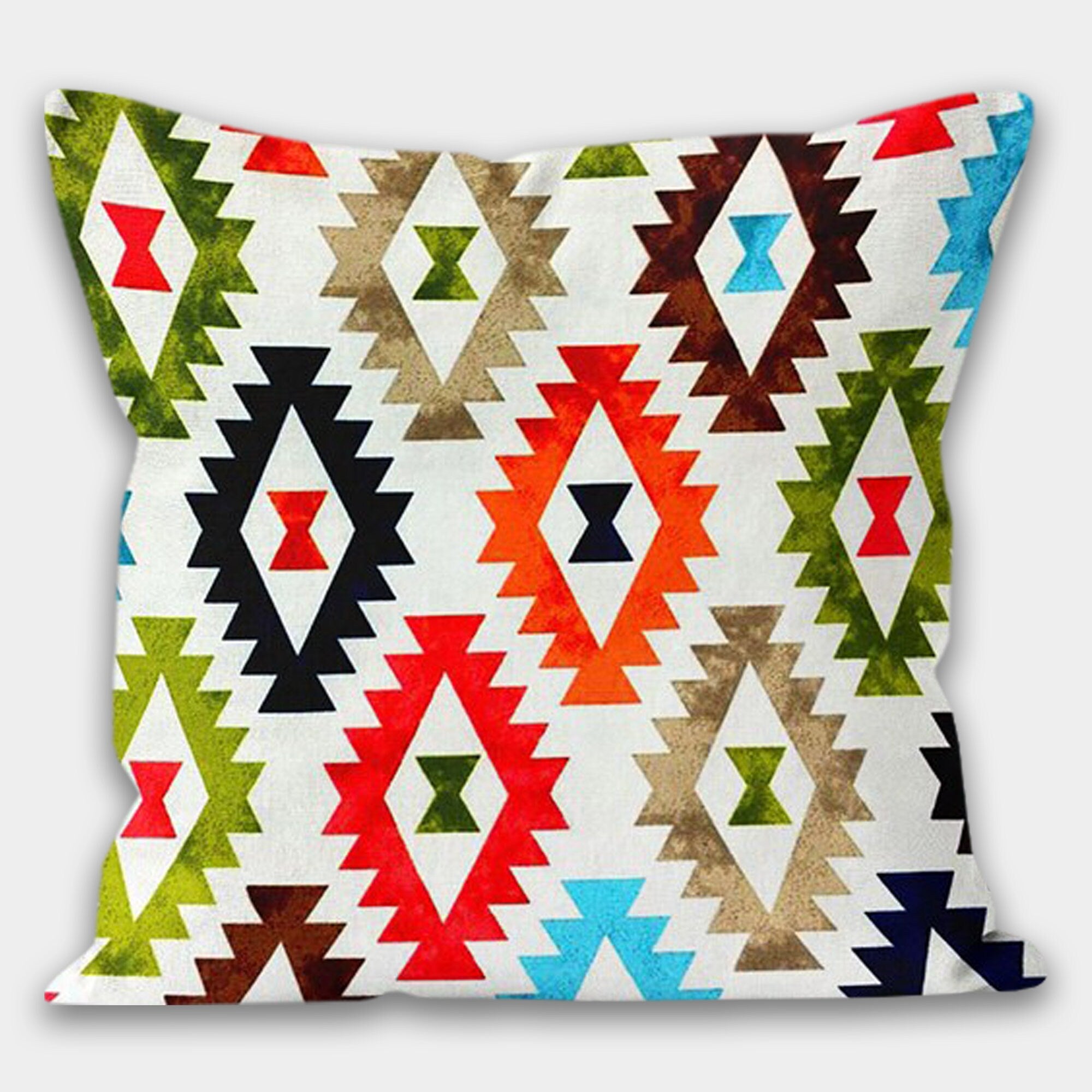 Southwestern Pillow Case, Ethnic Pillow Cover, Rug Pillowcase, Ethnic Home Decor, Aztec Cushion Covers, Boho Pillow Covers
