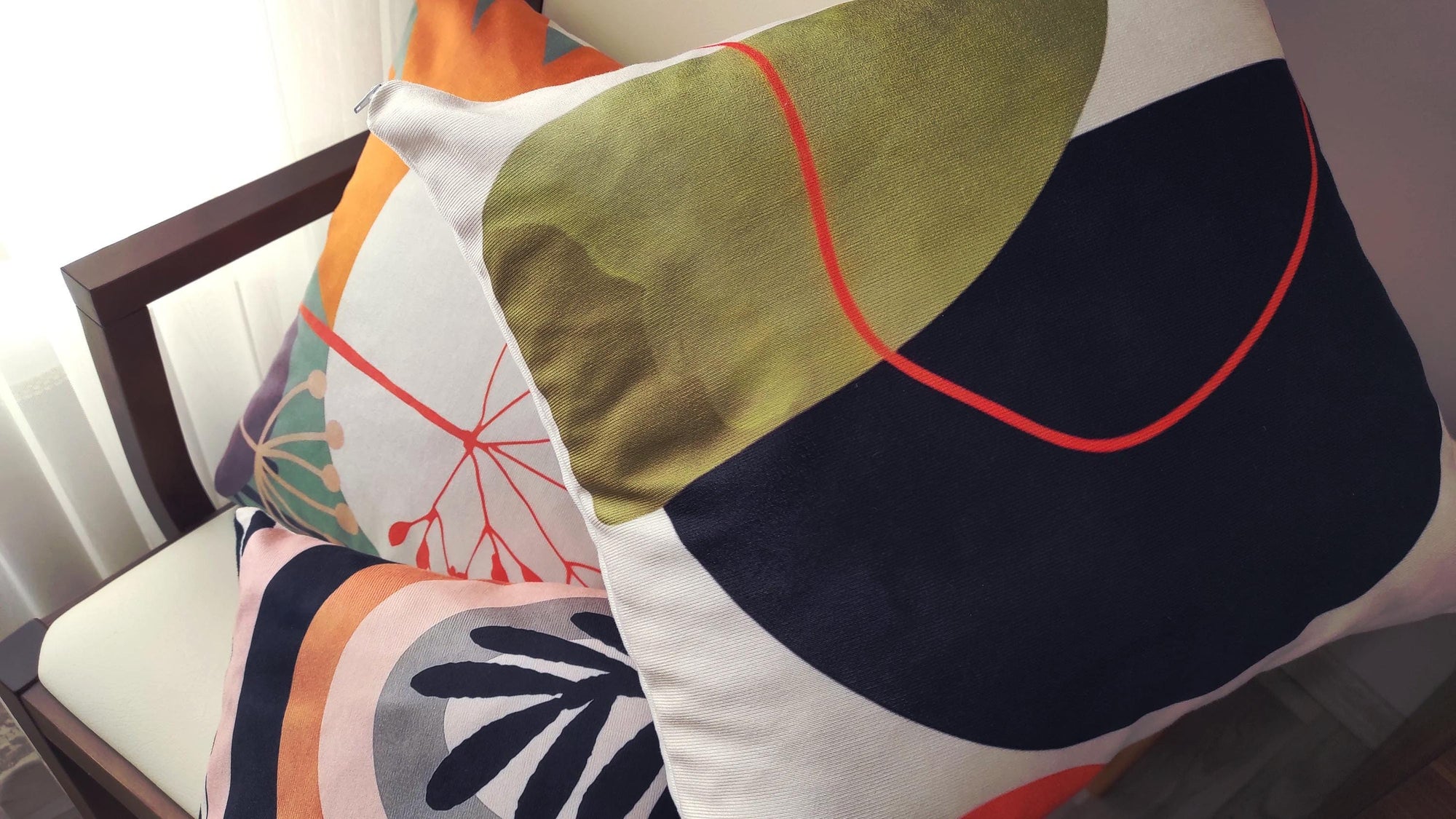 Abstract Pillow Cover, Boho Abstract Pillow Case, Abstract Art Pillows, Minimalist Cushion Cover, Decorative Pillow Covers