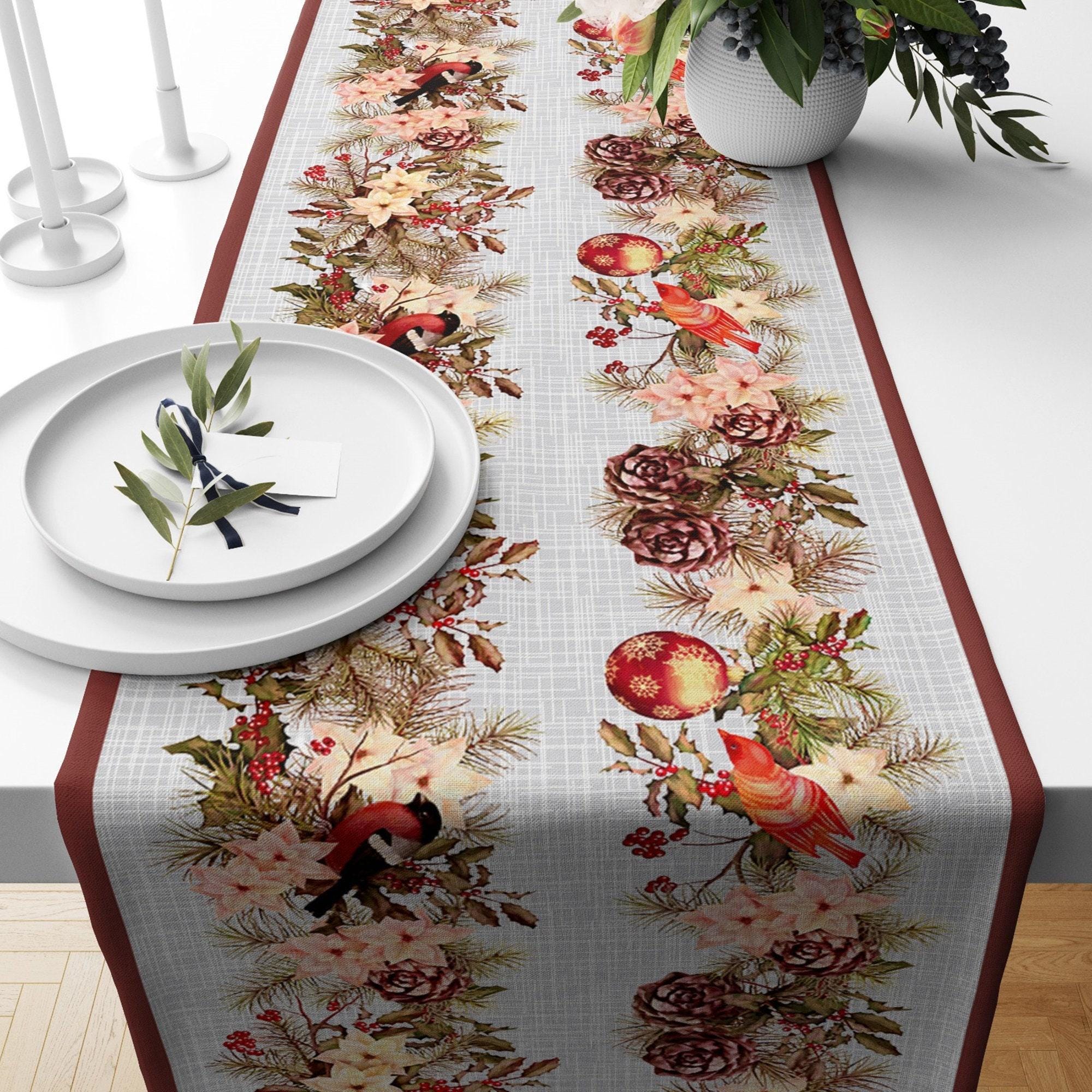 Christmas Table Runner, Christmas Table Decoration, Christmas Party Table, Christmas Decor,  Christmas Gift