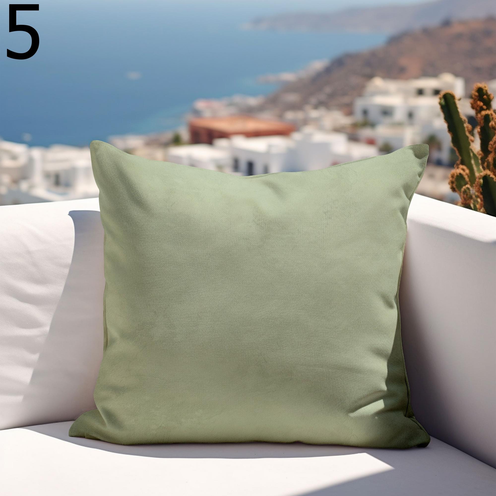 Nautical Outdoor Pillow Covers, Waterproof Ocean Cushion Cover, Outdoor Marine Waterproof Pillowcase, Coastal Water Resist Cushion Covers
