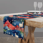 Christmas Table Runner, Holly Table Runner, Xmas Table Runner, Christmas Party Table Runner, Christmas Gift