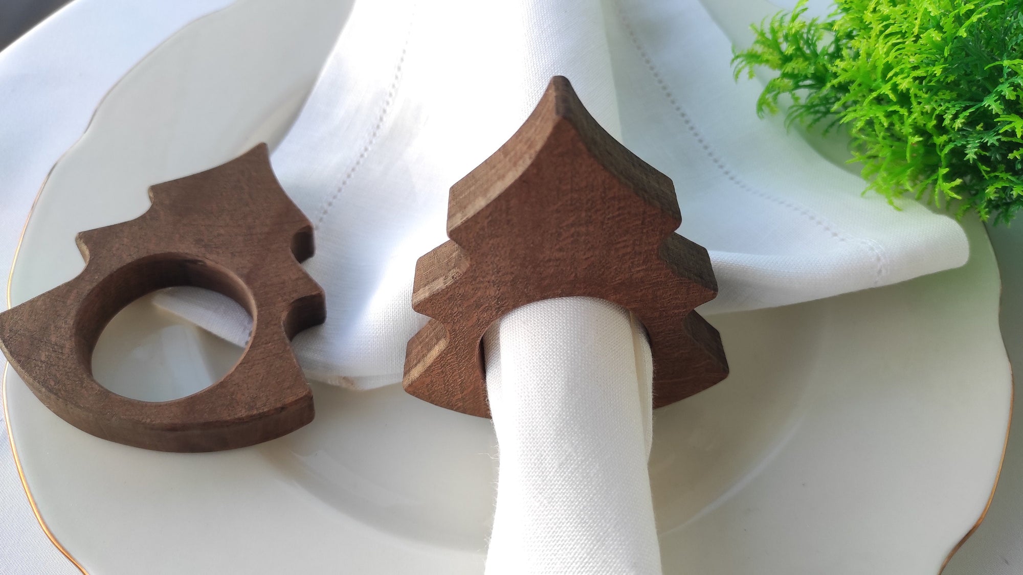 Christmas Napkin Ring, Xmas Pine Tree Napkin Rings, Christmas Pine Tree Napkin Rings, Holiday Wooden Napkin Ring, Xmas Napkin Holders