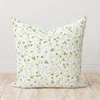 Exotic Flowers Pillowcase, Tropical Green Leaves Pillow Cover, Botanical Cushion Cover, Bird of Paradise Tropic Flowers Throw Pillow Cover