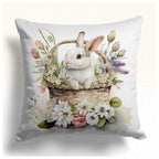 Easter Bunny Pillow Covers, Spring Rabbit Pillowcase, Bunny Pillow Case, Colorful Easter Pillow Case, Easter Gifts, Rabbit Easter Pillowcase