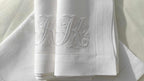 Monogrammed Linen Napkins, Personalized Linen Napkins, Custom Linen Napkins, Letter Monogrammed Linen Napkins, Wedding Monogrammed Napkins