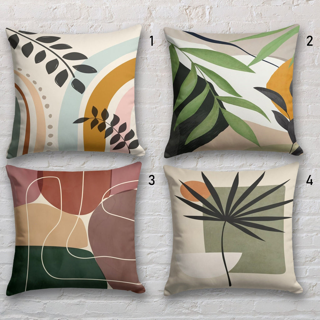Abstract Pillow Cover, Boho Abstract Pillow Case, Abstract Art Pillows, Minimalist Cushion Cover, Decorative Pillow Covers