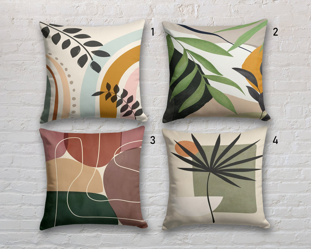 Abstract Pillow Cover, Boho Abstract Pillow Case, Abstract Art Pillows, Minimalist Cushion Cover, Decorative Pillow Covers