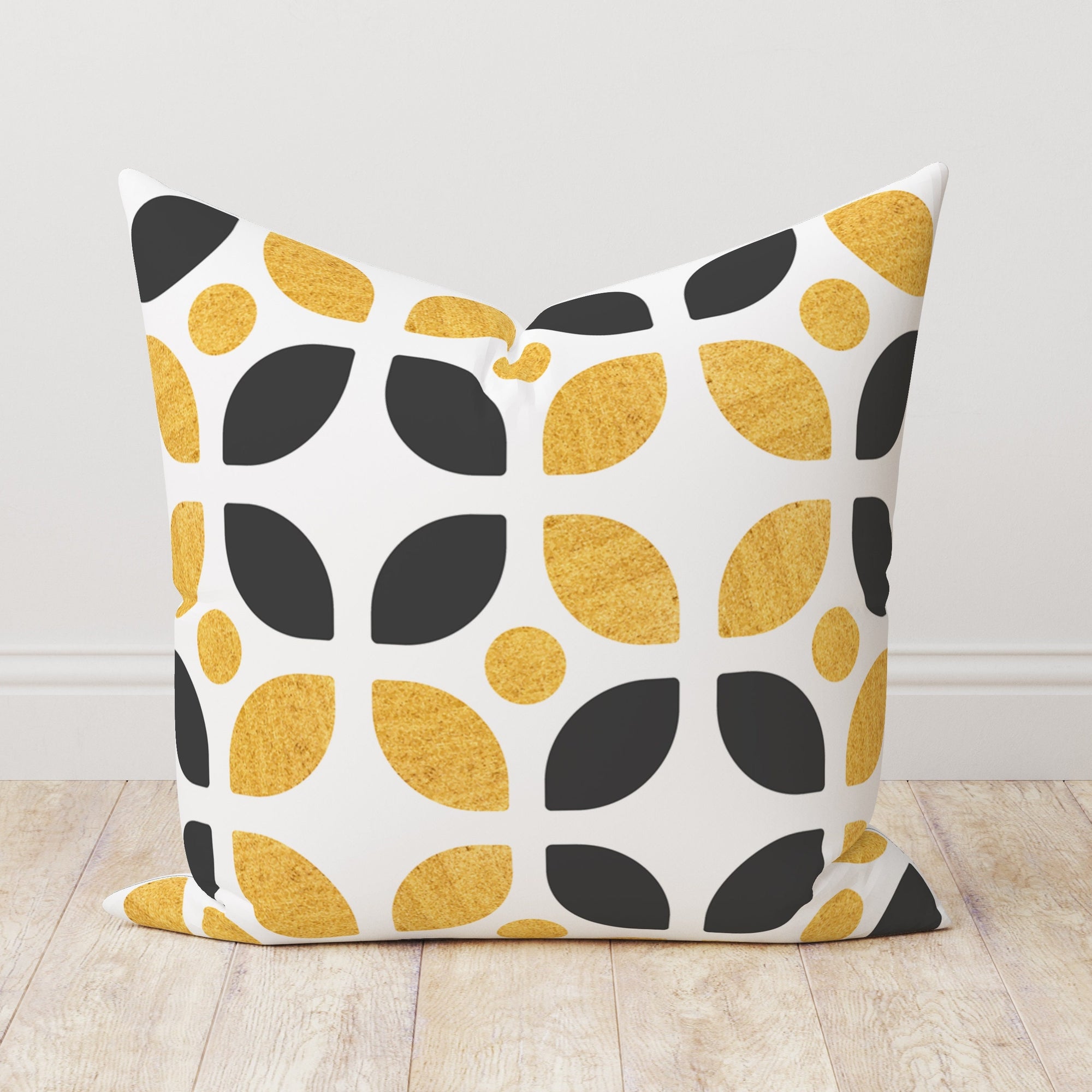 Mid Century Modern Pillow Cover, Retro Beige Abstract Cushion Cover, 70s Pillow Covers, Geometric Throw Pillow Cover, Boho Abstract Pillow