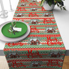 Christmas Table Runner, Holly Table Runner, Xmas Table Runner, Christmas Party Table Runner, Christmas Gift, Christmas Table