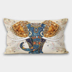 Decorative Pillow Cover,  Elephant Throw Pillow Case, Decorative Pillowcase,  Elephant Cushion, Fishes Pillow, Home Decor