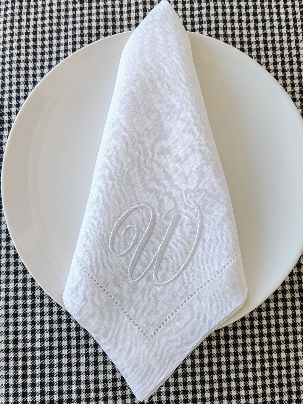 Personalized Monogrammed Linen Napkins, Monogrammed Linen Napkins, Customized Linen Napkins