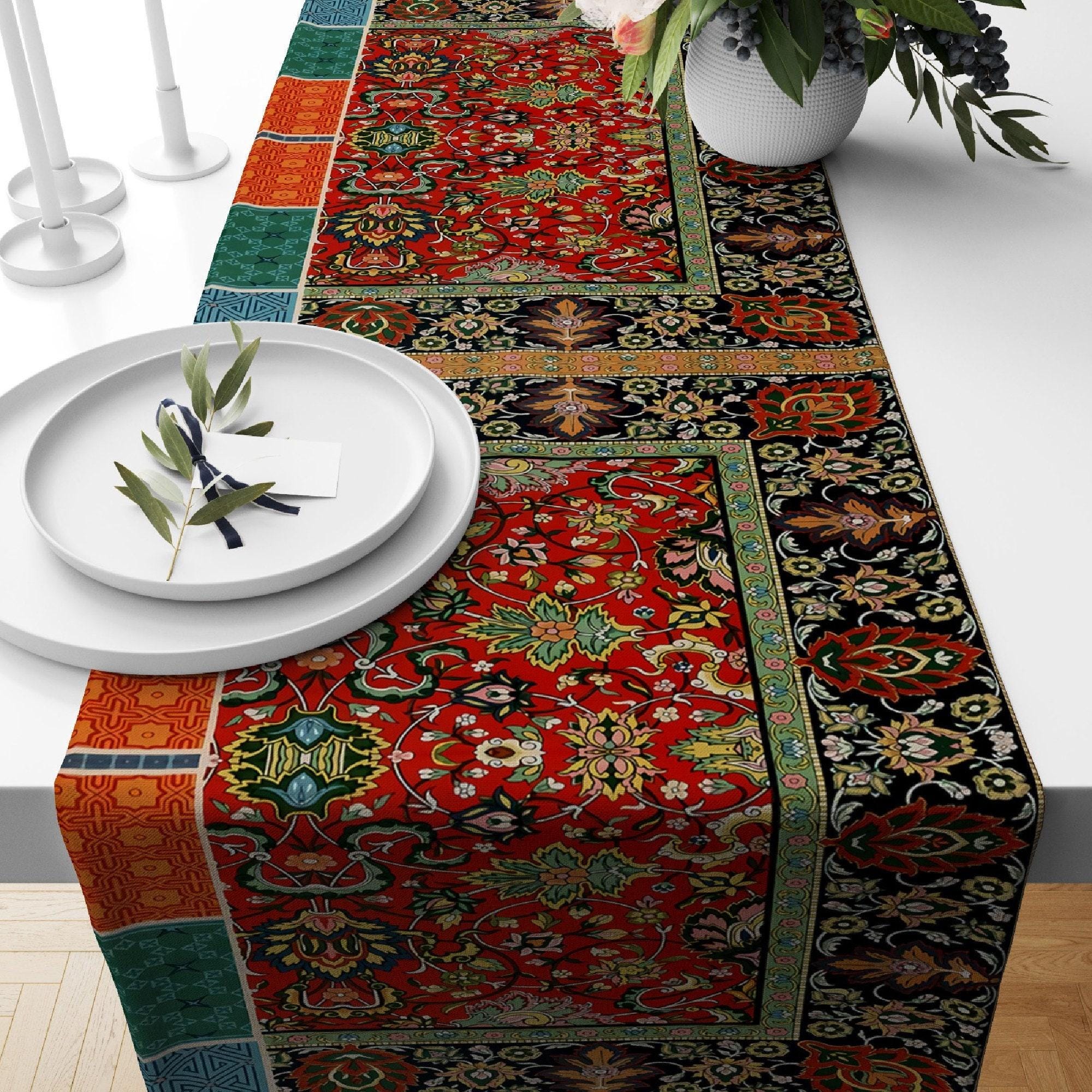 Ethnic Table Runners, Rug Table Runner, Authentic Table Runner, Kilim Table Runner, Southwestern Table Runner, Table Decoration