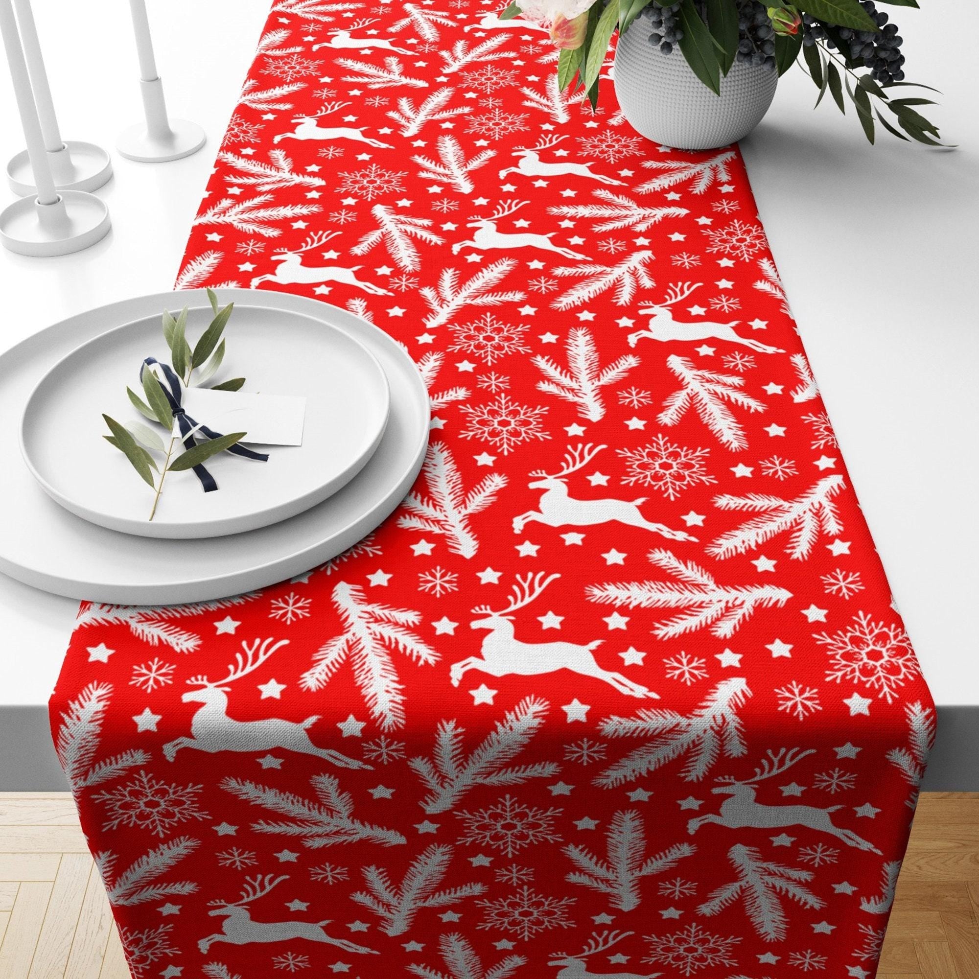 Christmas Table Runner, Xmas Table Runner, Christmas Table Decoration, Christmas Party Table, Christmas Decor, Christmas Gift