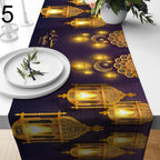 Eid Ramadan Table Runner, Ramadan Table Runner, Islamic Table Runner, Blessed Ramadan Table Decor, Gift for Muslim, Muslim Table Decor