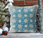 Christmas Pillowcase, Snowman Christmas Pillow Cover, Snowflakes Christmas Pillow Cover, Xmas Holiday Decor, Christmas Home Decor