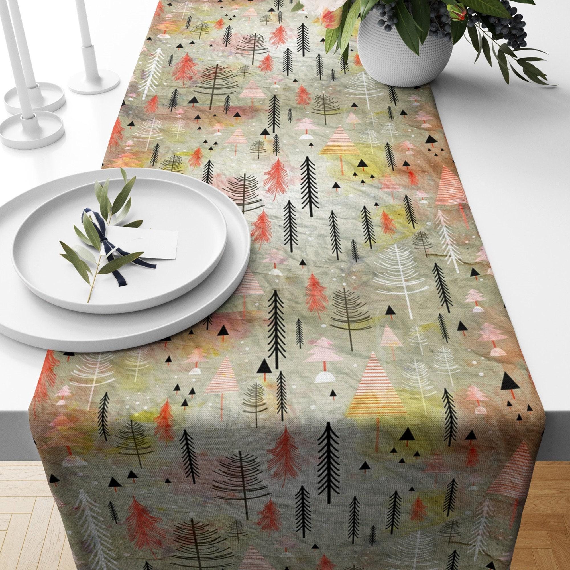 Christmas Table Runner, Christmas Tablecloth, Christmas Table Decoration, Christmas Party Table, Christmas Decor,  Christmas Gift