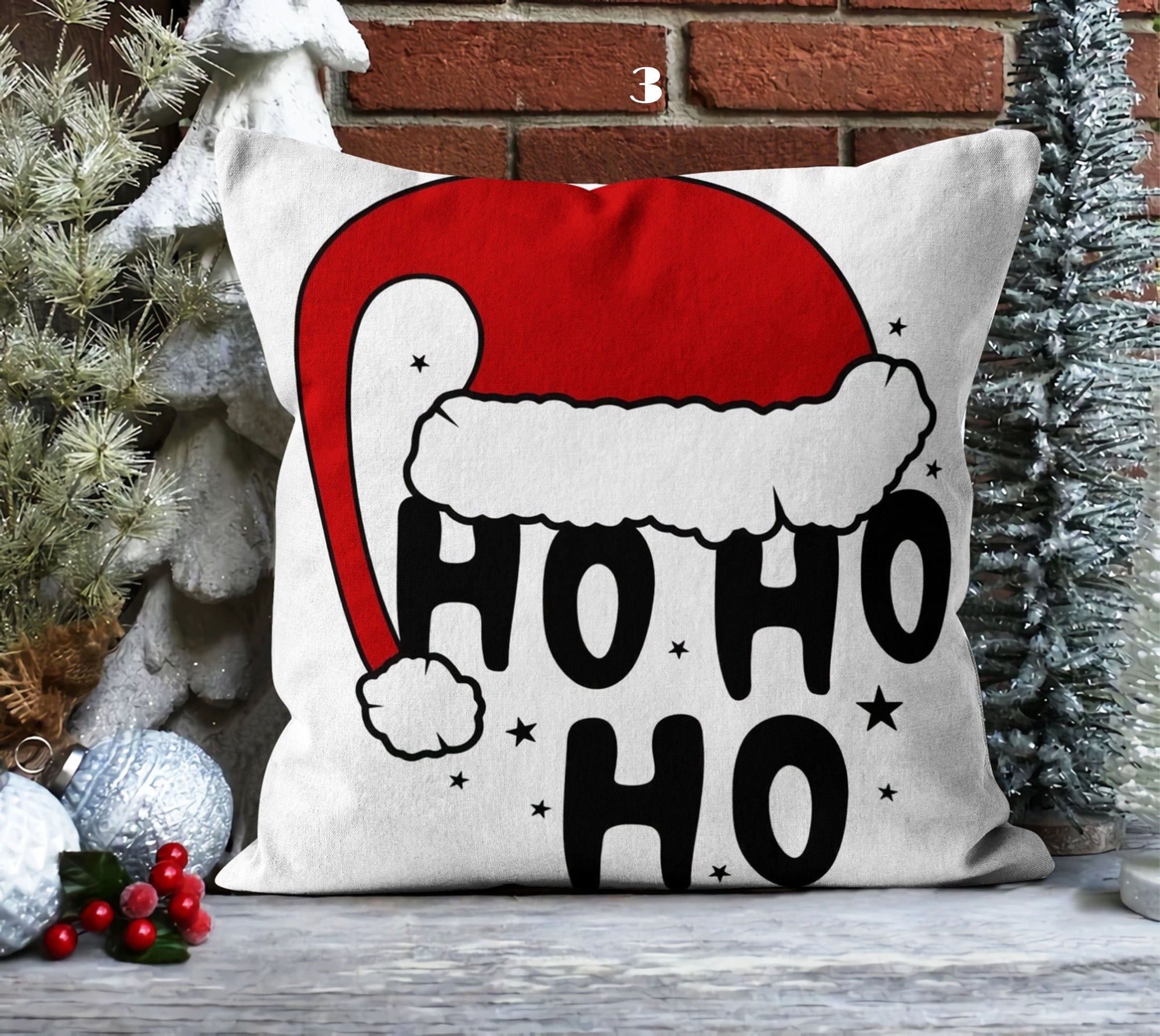 Xmas Holiday Pillowcase, Santa Pillow Cover, Santa Claus Pillowcase, Christmas Pillowcase, Cozy Home Decor, New Year's Gift