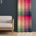 Boho Curtains, Decorative Curtain, Bohemian Window Curtains, Boho Bedroom Curtain, Geometric Pattern Printed Curtain, Boho Printed Curtain