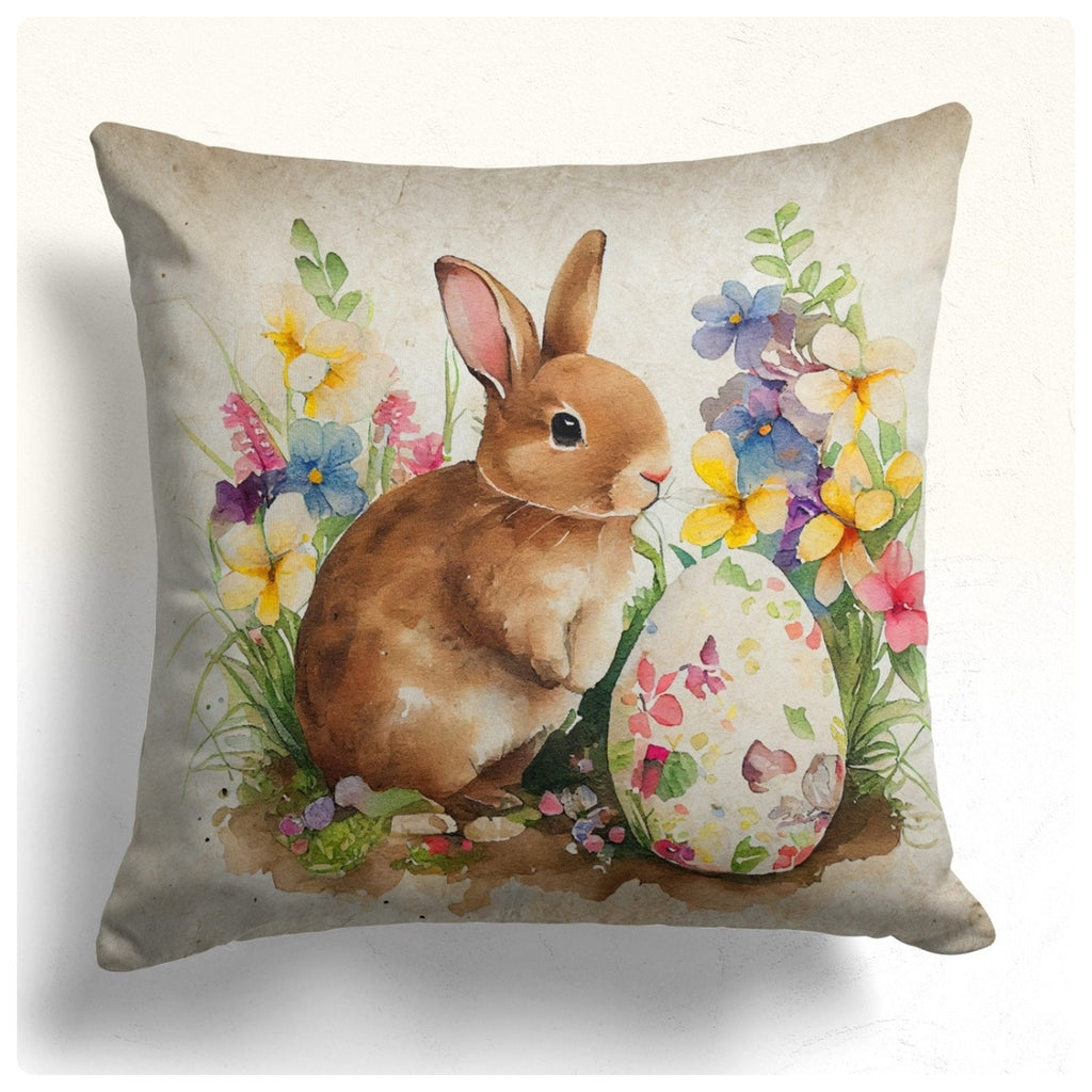 Easter Bunny Pillow Covers, Spring Rabbit Pillowcase, Bunny Pillow Case, Colorful Easter Pillow Case, Easter Gifts, Rabbit Easter Pillowcase