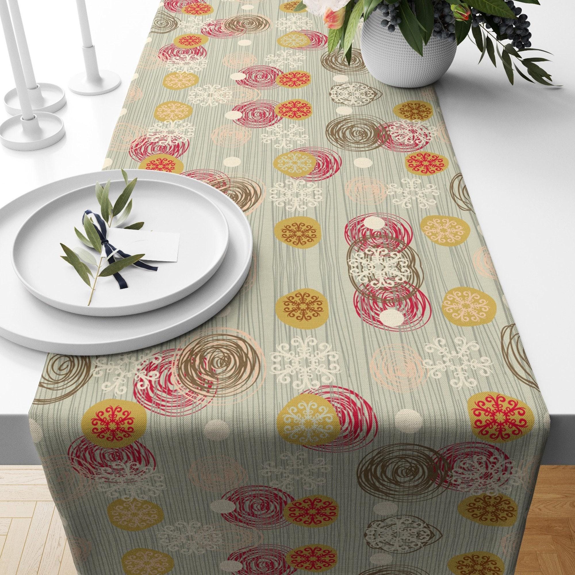 Christmas Table Runner, Christmas Tablecloth, Christmas Table Decoration, Christmas Party Table, Christmas Decor,  Christmas Gift