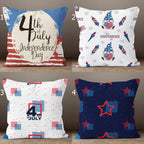 4th of July Pillow Cover, USA Flag Throw Pillowcase, Patriotic Pillow Covers, Independence Day Pillowcase, American Flag Throw Pillow Cover