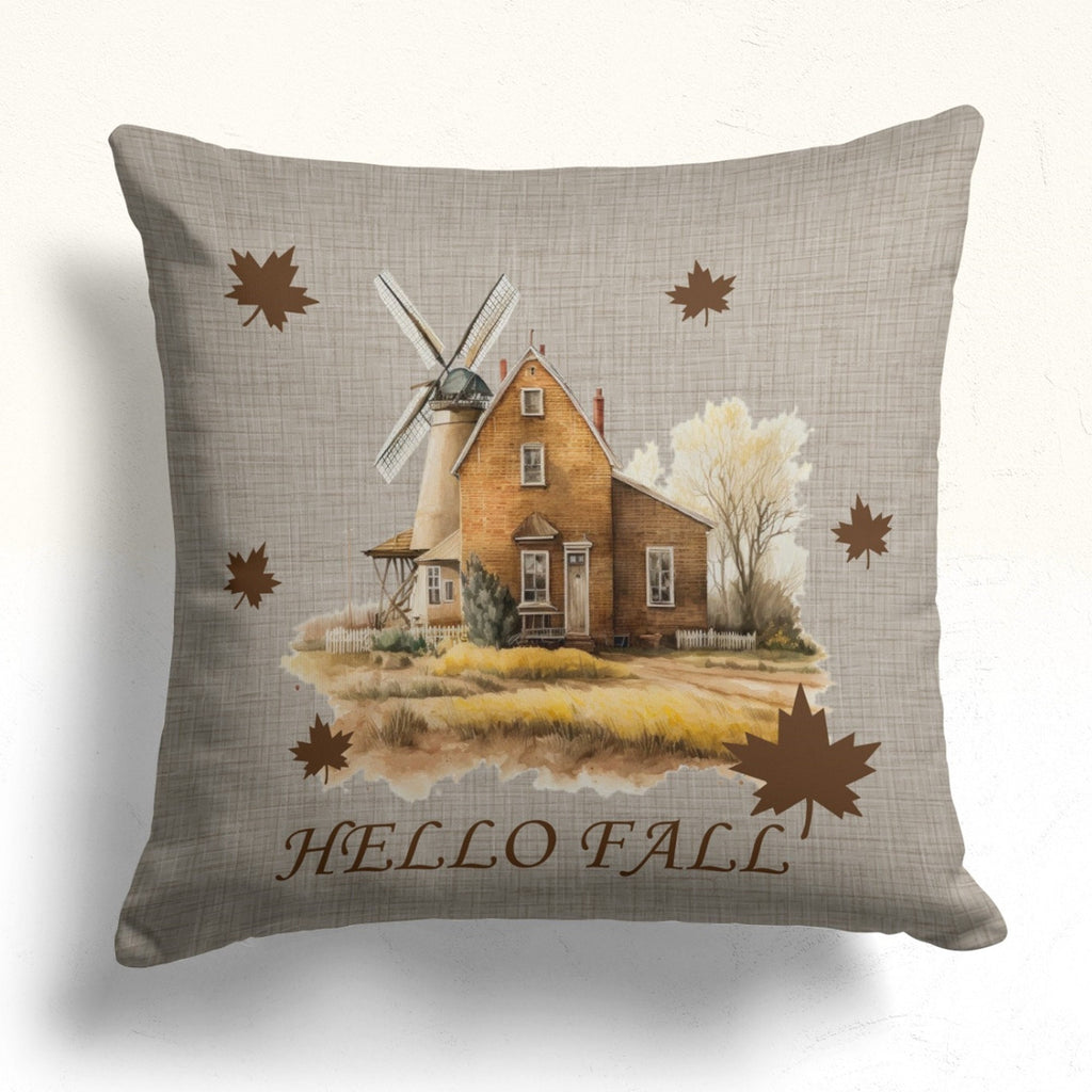 Fall Pillow Cover, Autumn Cushion Cover, Thanksgiving Throw Pillow Cover, Thanksgiving Party Decor, Autumn/Fall Home Decor