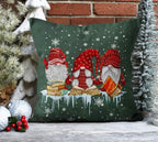 Christmas Gnome Pillow Cover, Christmas Pillowcase, Merry Christmas Pillow Cover, Xmas Holiday Decor, Christmas Home Decor