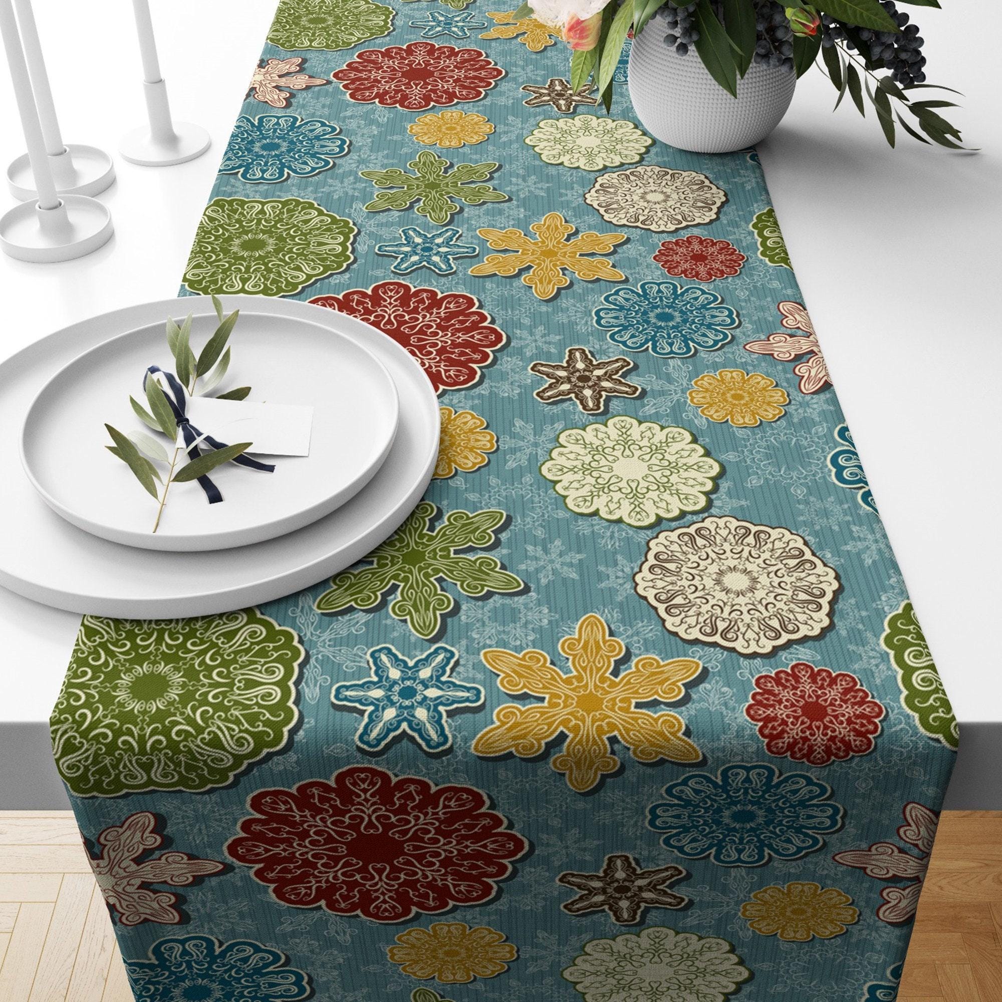 Christmas Table Runner, Christmas Tablecloth, Christmas Table Decoration, Christmas Party Table, Christmas Decor,  Christmas Gift