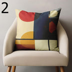 Retro Bauhaus Pillow Covers, 70s Style Pillow Cover, Mid Century Throw Pillow Cover, Retro Pillowcase, Retro Geometric Cushion Covers