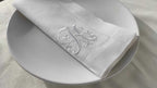 Monogrammed Linen Napkins, Personalized Linen Napkins, Custom Linen Napkins, Letter Monogrammed Linen Napkins, Wedding Monogrammed Napkins