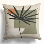 Modern Abstract Leaves Pillow Case, Minimalist Abstract Leaves Cushion Covers, Abstract Leaf Pillowcase, Abstract Leaves Throw Pillow Cover