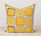 Retro Abstract Cushion Cover, Mid Century Modern Pillow Cover, 70s Pillow Covers, Geometric Throw Pillow Cover, Boho Abstract Pillow Case