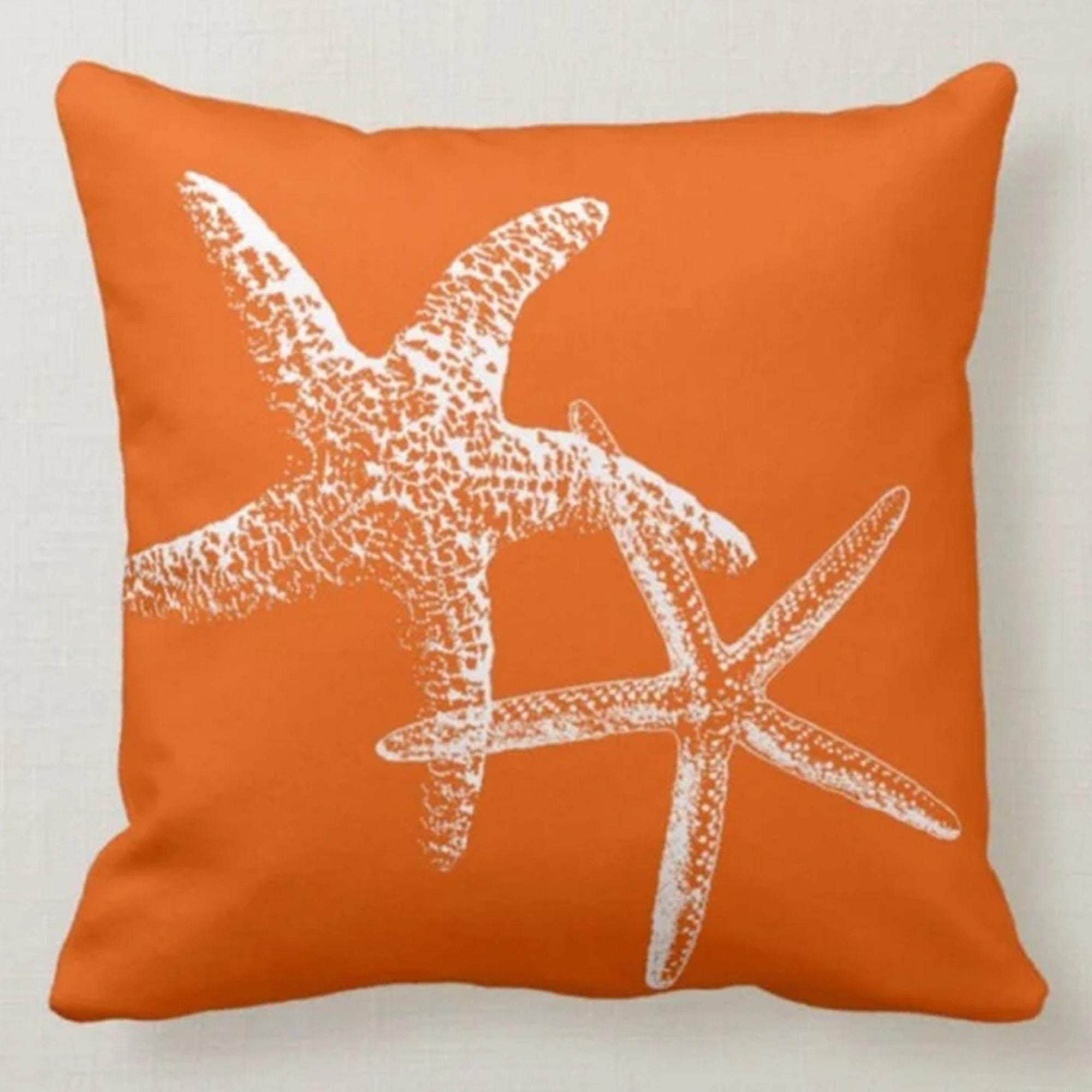 Beach Pillow, Nautical Pillow Cover, Seashell Pillow, Nautical Themed Cushion, Nautical Decor, Summer Pillow Covers, Beach Pillow Cover