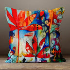 African Pillow Cover, Ethnic Home Decor, Authentic Home Decor, Digital Print Cushion Cover, African American Pillow