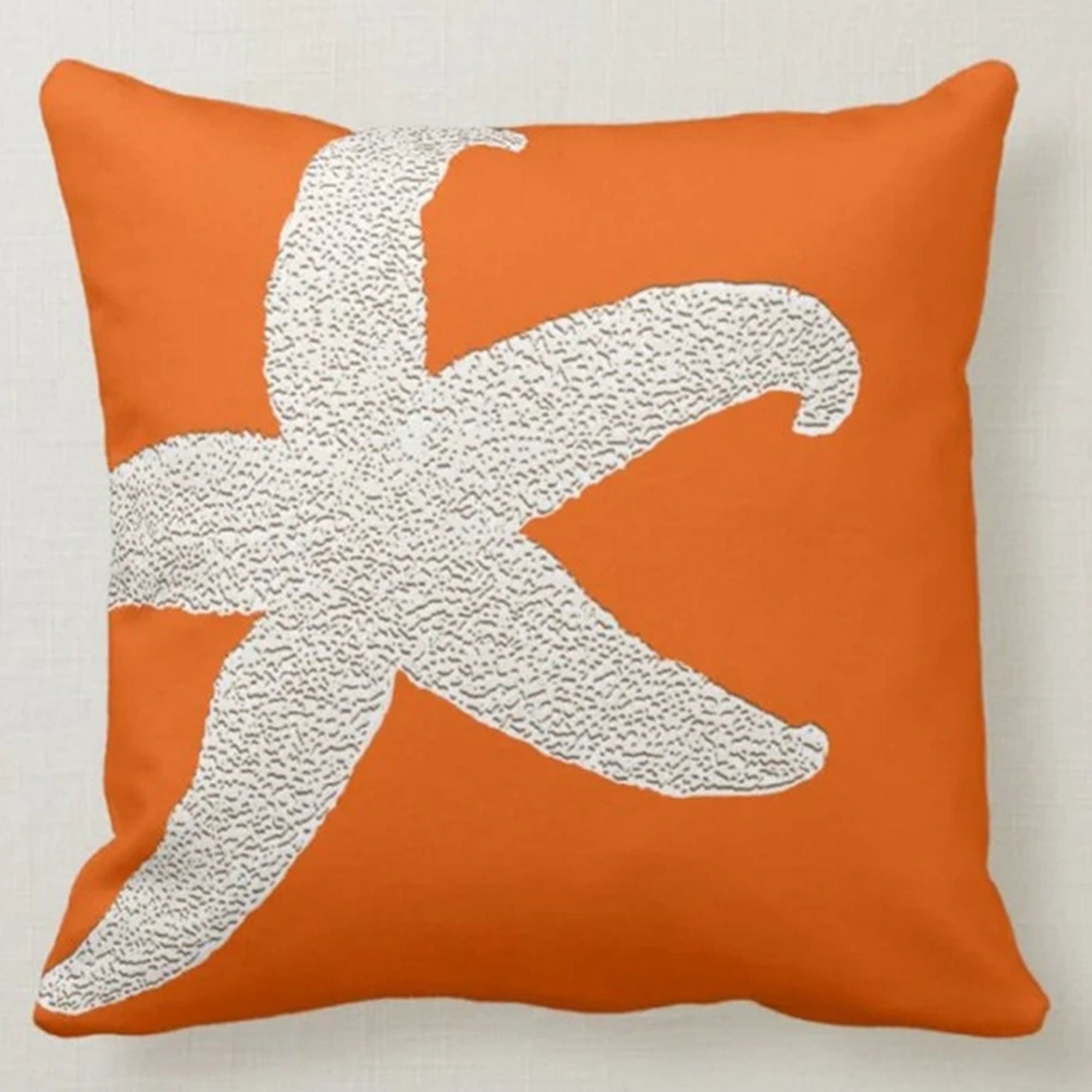 Beach Pillow, Nautical Pillow Cover, Seashell Pillow, Nautical Themed Cushion, Nautical Decor, Summer Pillow Covers, Beach Pillow Cover
