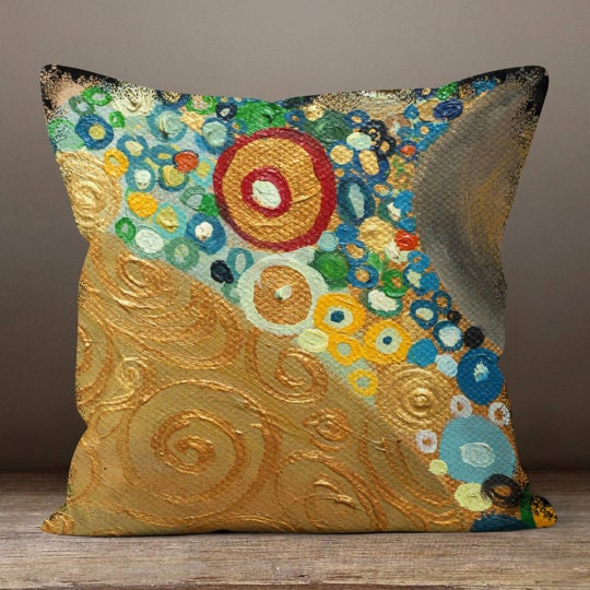Colorful Decorative Pillow, Abstract Bright Throw Pillows, Abstract Pillow, Abstract Art Pillows, Colorful Pillow, Housewarming Gift