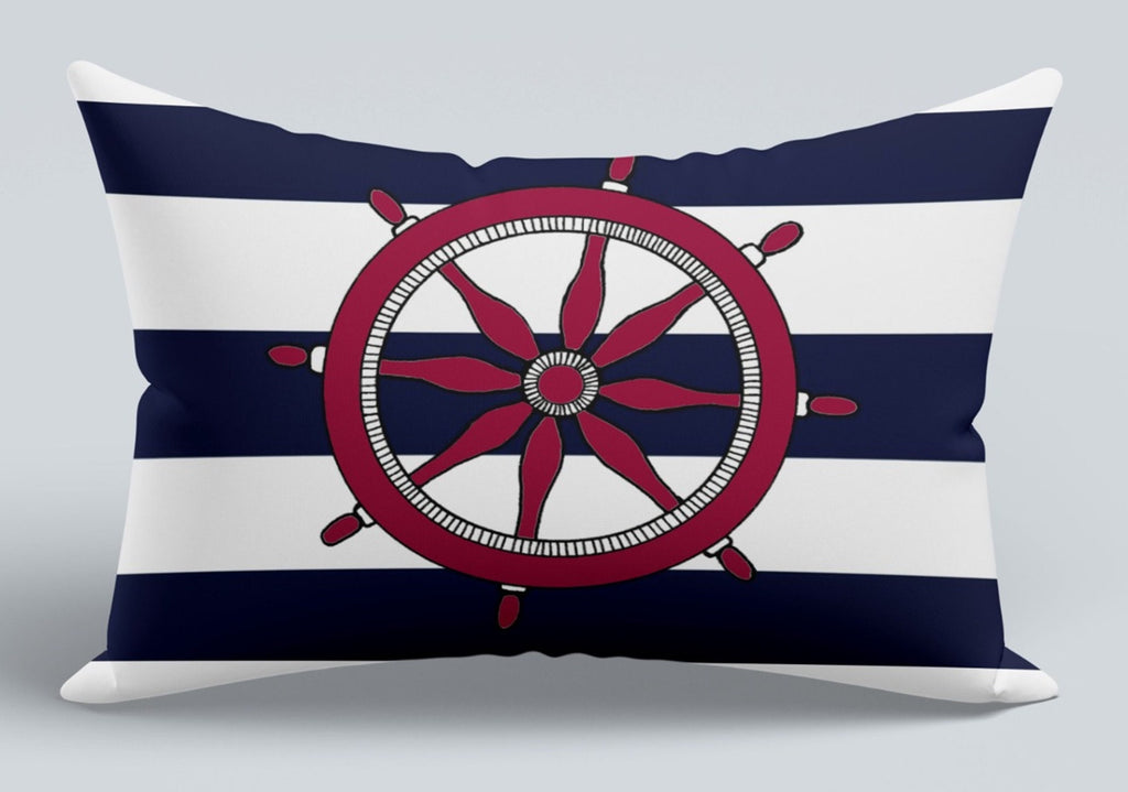 Anchor Pillowcase, Nautical Pillow Cover, Boat Cushion, Nautical Pillow Cover, Lake Pillows, Nautical Boat Gift, Beach Pillow