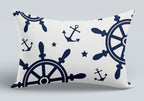 Anchor Pillow Cover, Sailor Anchor Pillowcase, Boat Cushion Cover, Nautical Pillow Cover, Lake Pillowcase, Beach Pillow, Nautical Decor