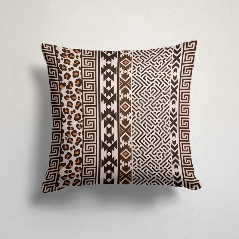 Leopard Pillow Cover, African Animal Pillow, Tiger Pillow, Jungle Decorative Pillow, Panthers Pillow, Cheetah Pillow