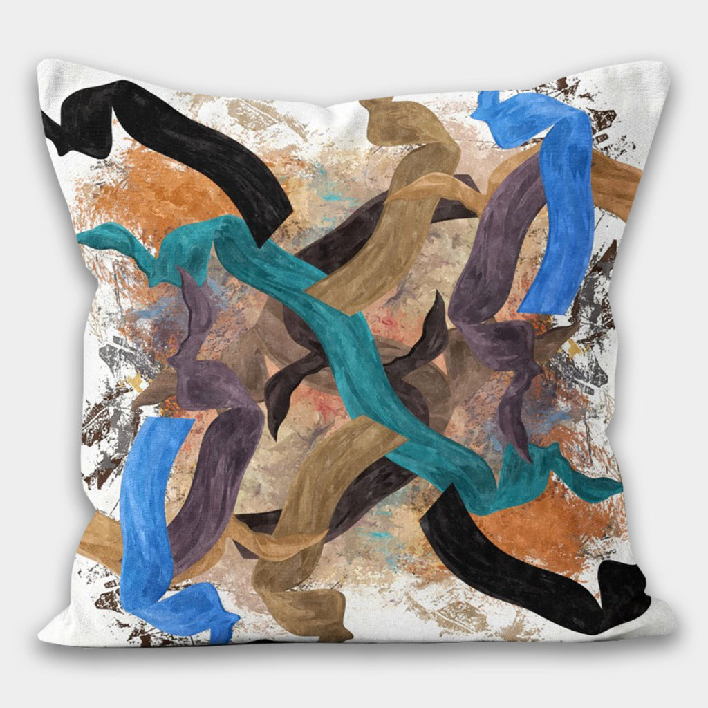 Modern Abstract Pillow Covers, Boho Abstract Style Pillow Case, Colorful Abstract Cushion Covers, Modern Art Pillow Case