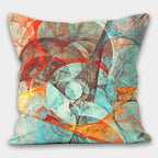 Modern Abstract Pillow Covers, Boho Abstract Style Pillow Case, Colorful Abstract Cushion Covers, Modern Art Pillow Case